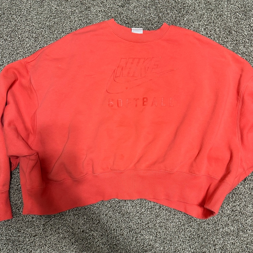 Nike Women's Coral Crew Neck Sweater